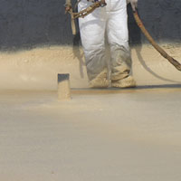 seamless, protective Des Moines foam roofing